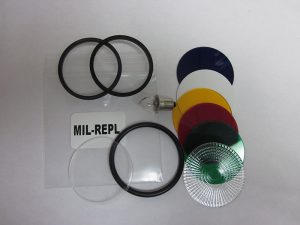 Fulton Flashlight Replacement Parts Kit MIL-REPL